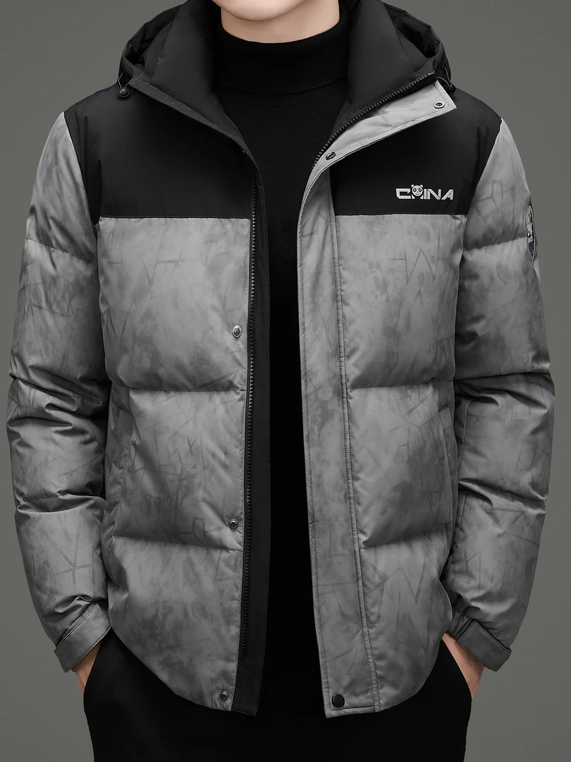 2025新款冬季男士羽绒宽松休闲百搭面包服韩版短款拉链男外套上衣