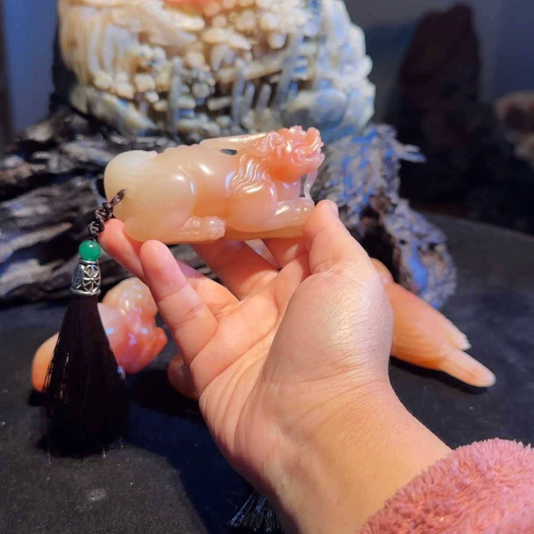 寿山石马*工艺品非遗文化收藏