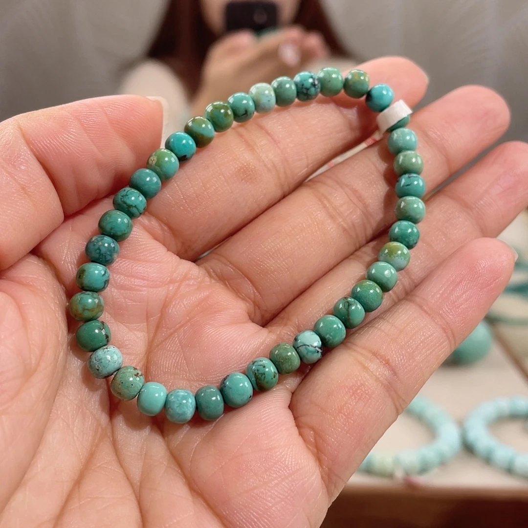 绿松石未镶嵌福利瓷釉单圈