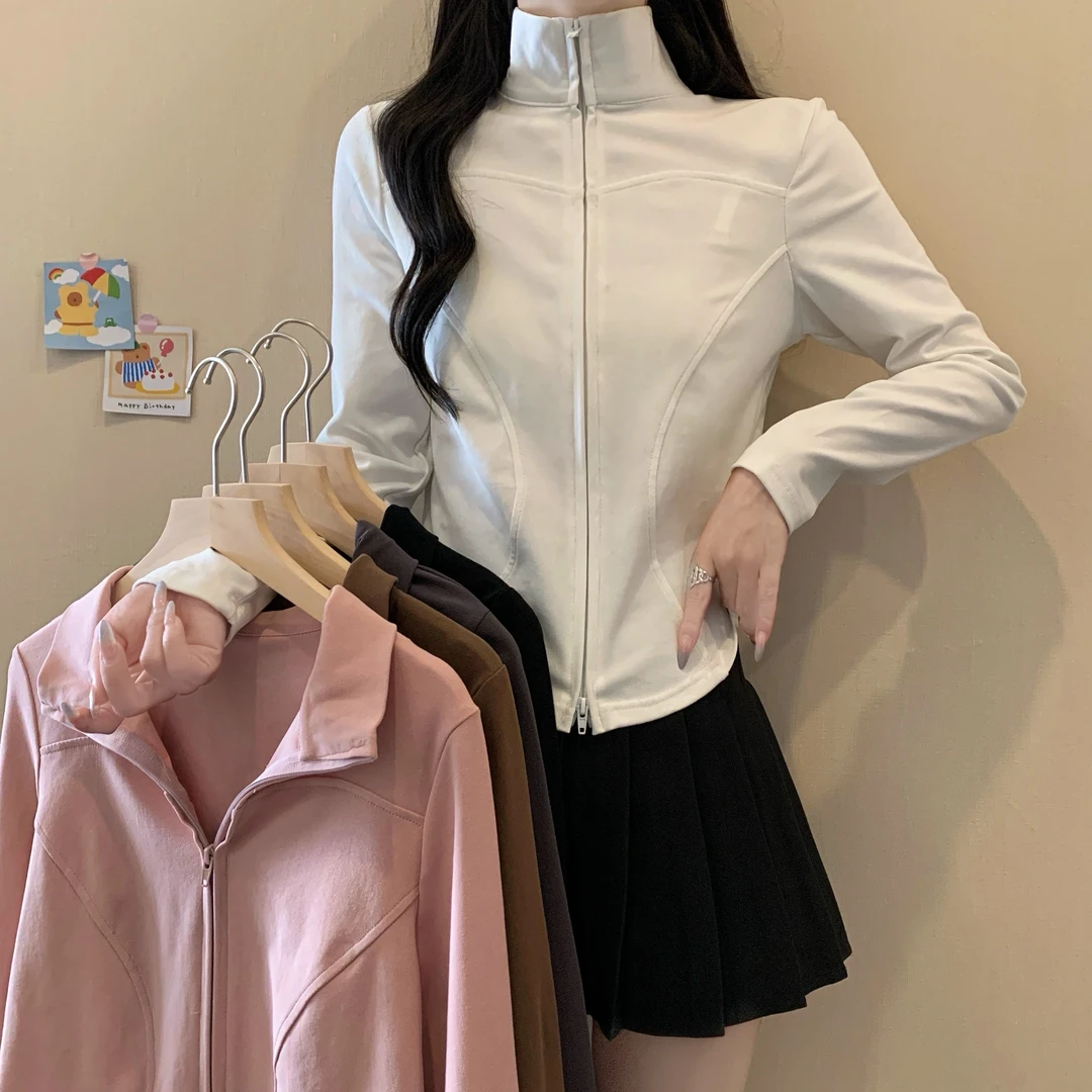 【wy】2025年大码女装春季开衫美式辣妹短外套上衣3088