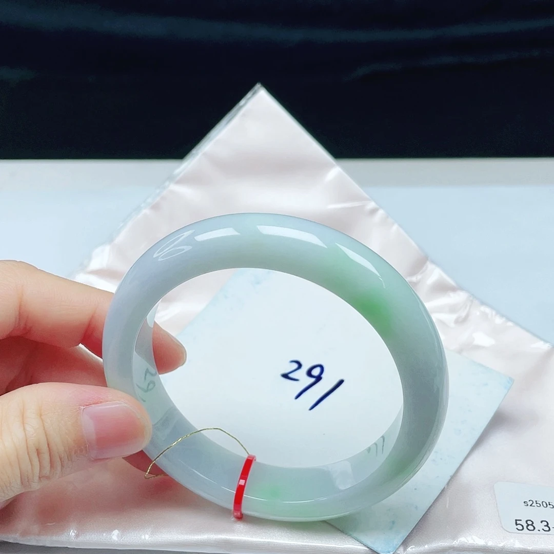 翡翠未镶嵌手镯58➕圈口