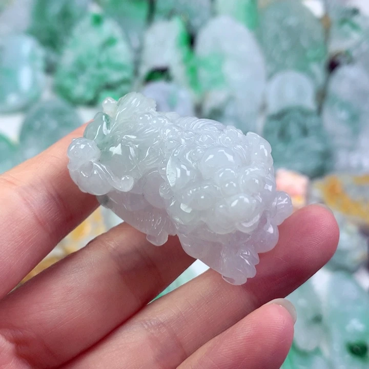 释***迦翡翠未镶嵌吊坠(不含链)