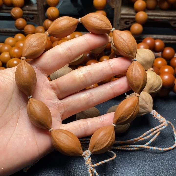 手串橄榄核1.7尺寸原皮原籽