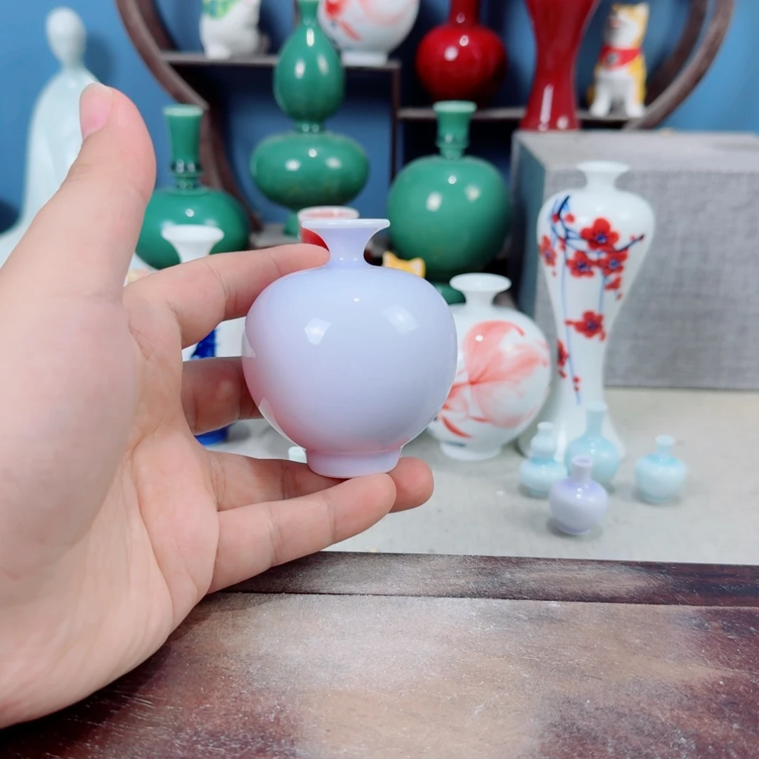 陶瓷手工小花器摆件