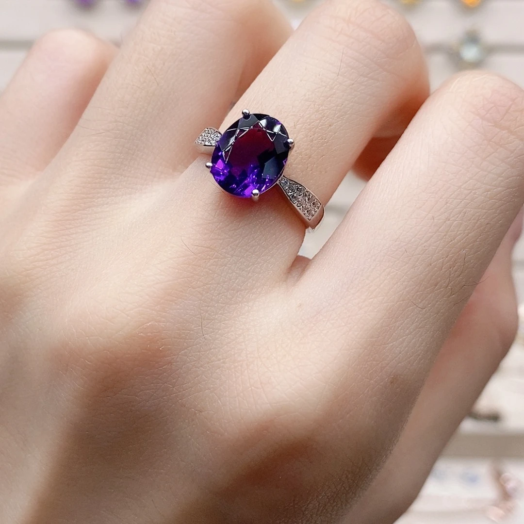 颈饰银S925镶嵌水晶戒指