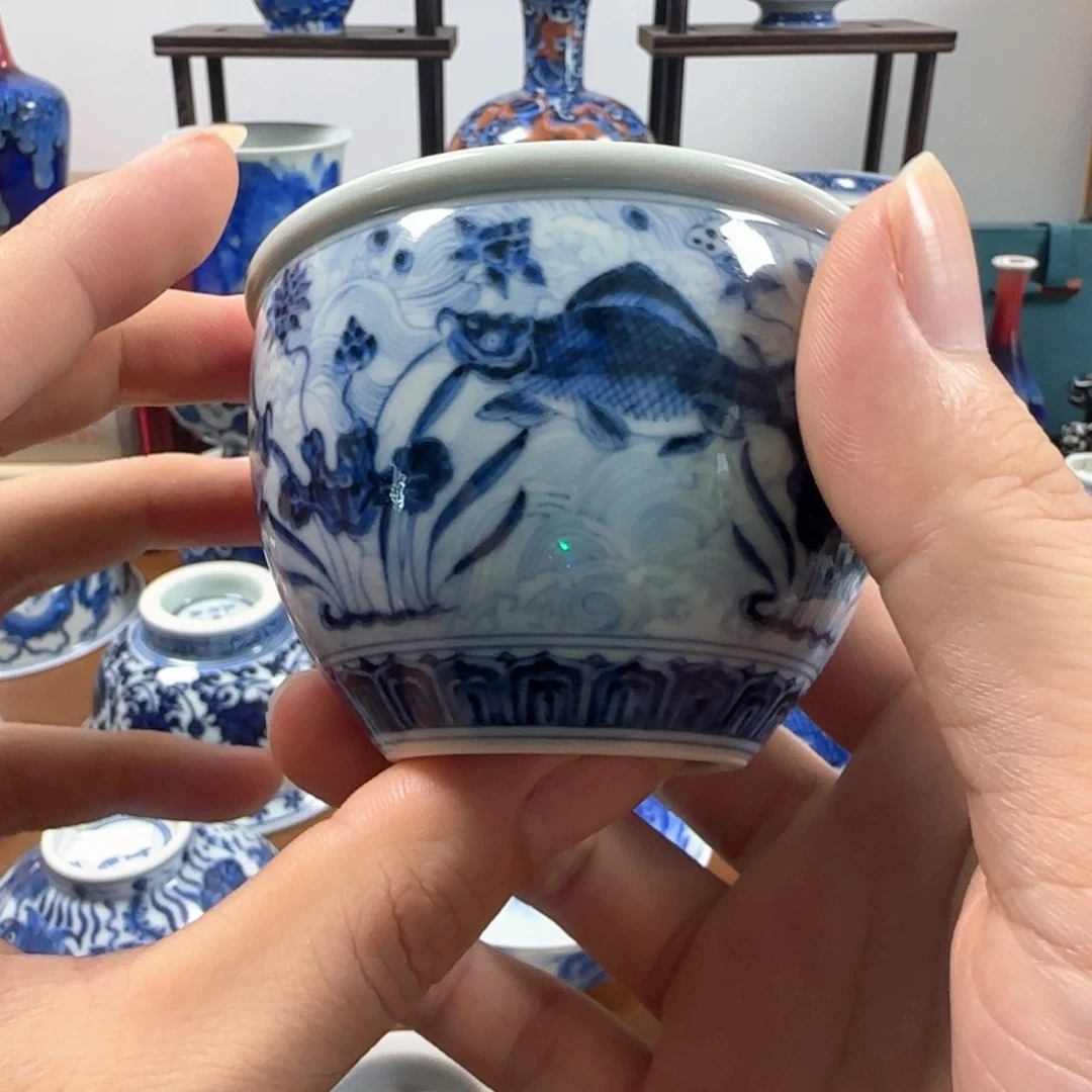 杯子景德镇纯手工陶瓷的111111