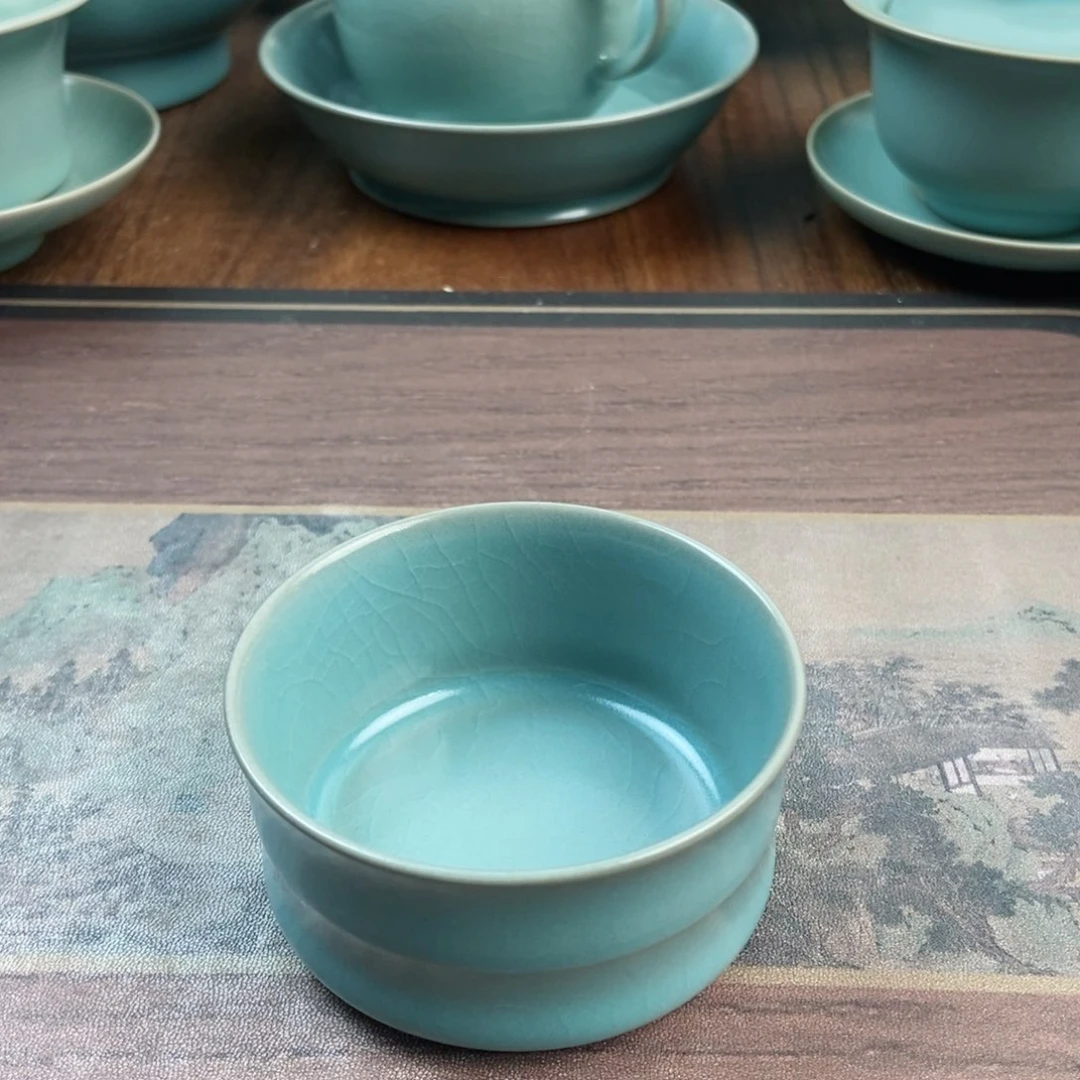 摆件瓷原产地原矿汝瓷～茶器