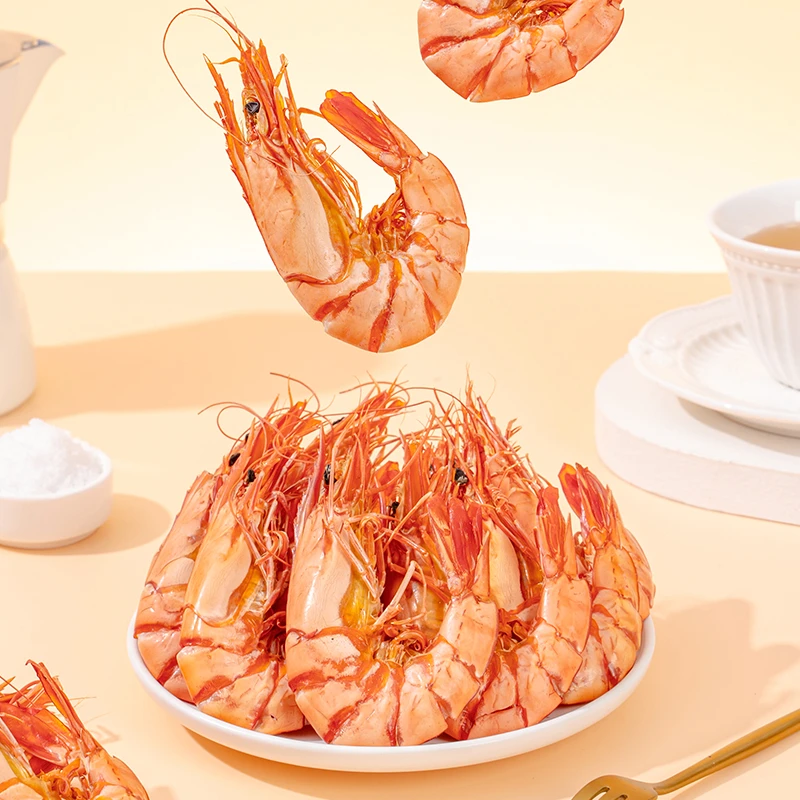 开袋即食福建漳浦九节虾干即食大号烤虾淡干零食海味零食250