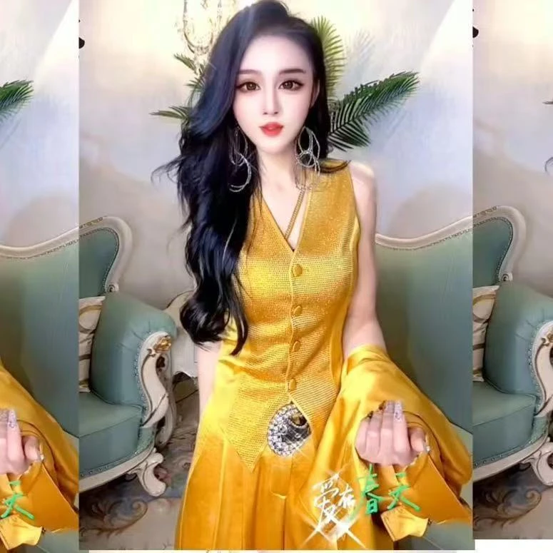 【漫老板】001私服 定制高品质冰感阔腿裤