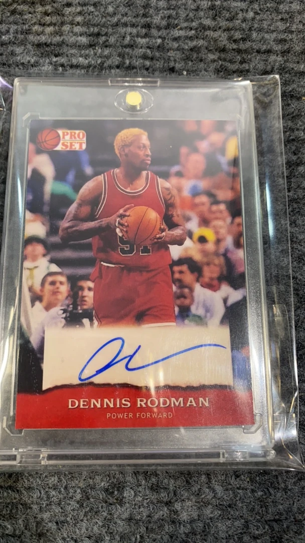 罗德曼 leaf系列 签字卡 大虫 乔丹队友 保真 正版球星卡