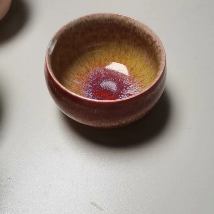 景德镇陶瓷窑变圆口杯