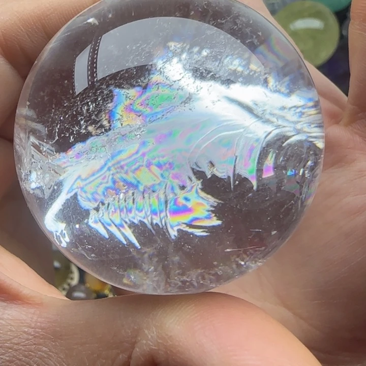 水晶珠宝半成品未镶嵌5.24厘米