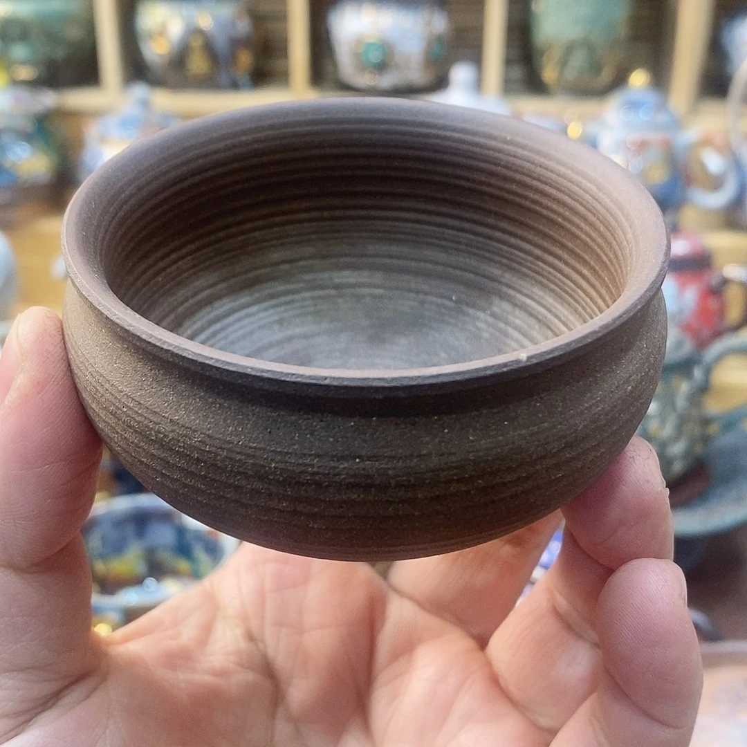 粗陶志野柴烧茶器