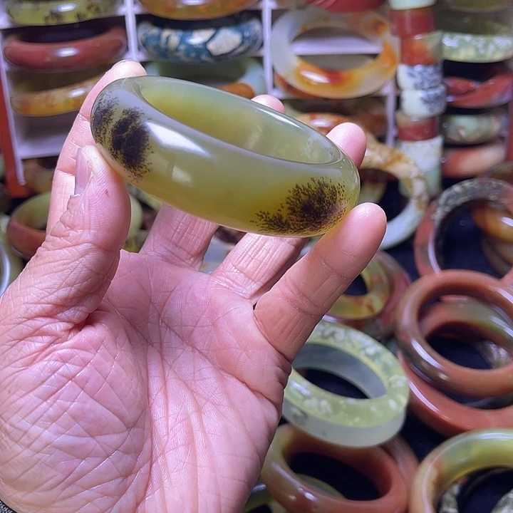 蛇纹石玉合金手镯