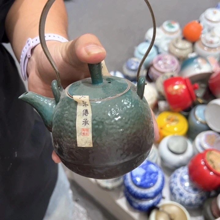 瑕疵福利品陶瓷茶叶罐介意勿拍