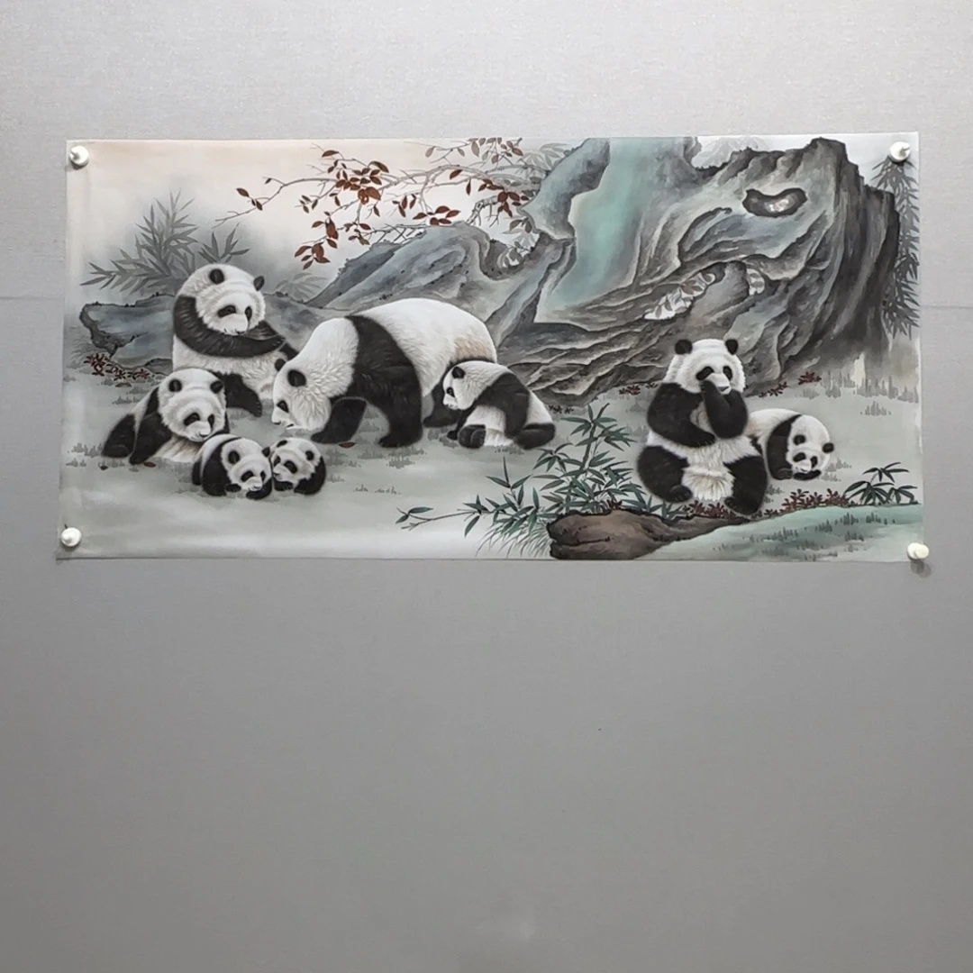 国画绢本工笔国宝图贾敏