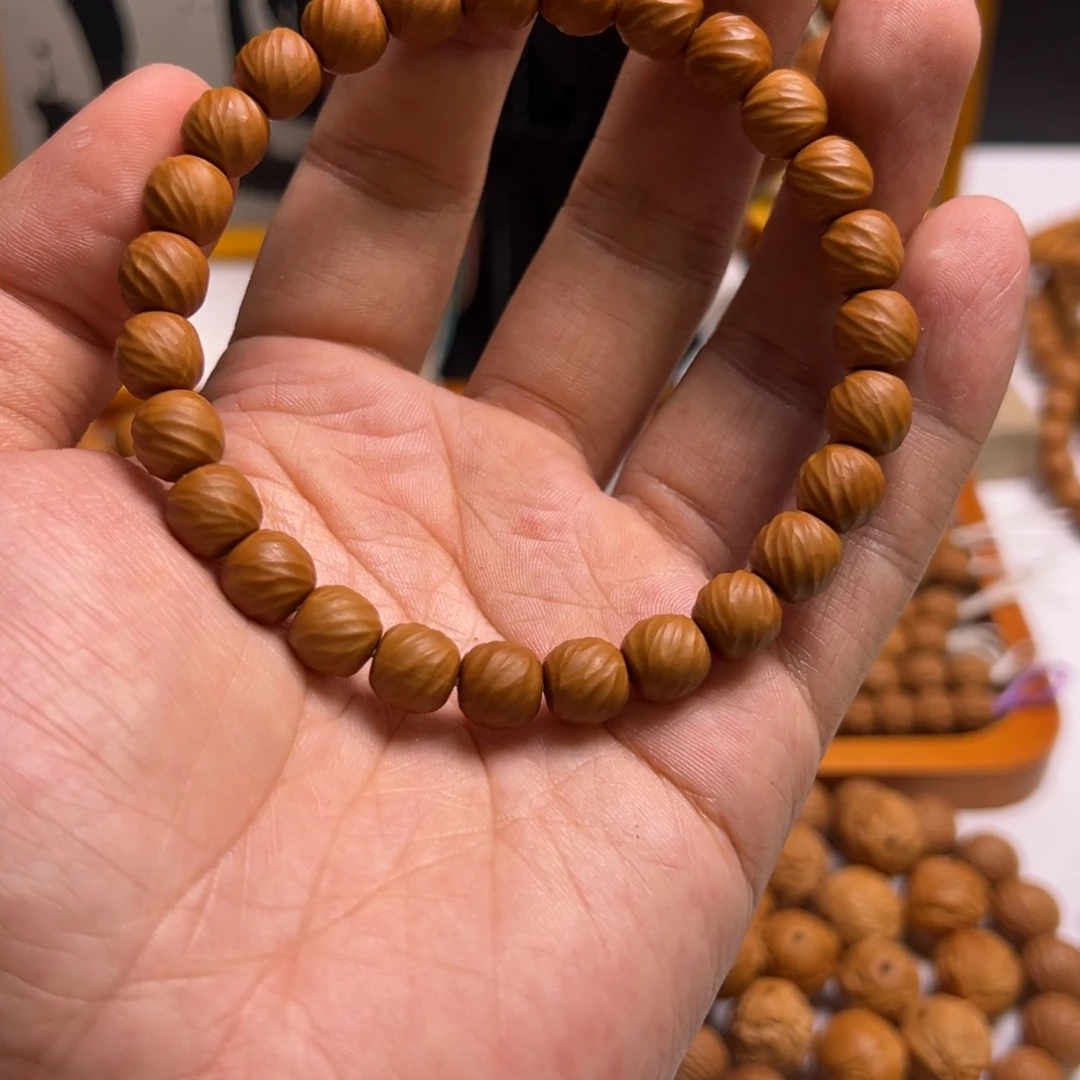 猴头核桃手串全品毕业手工云锦尺寸8-9