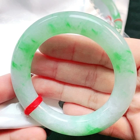 未镶嵌手镯翡翠圆条2768