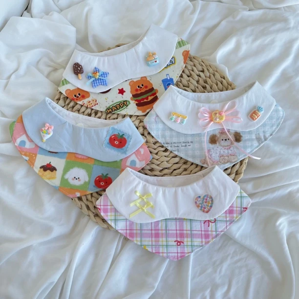 直播过款（No退No换）可爱猫咪狗狗口水巾宠物围兜