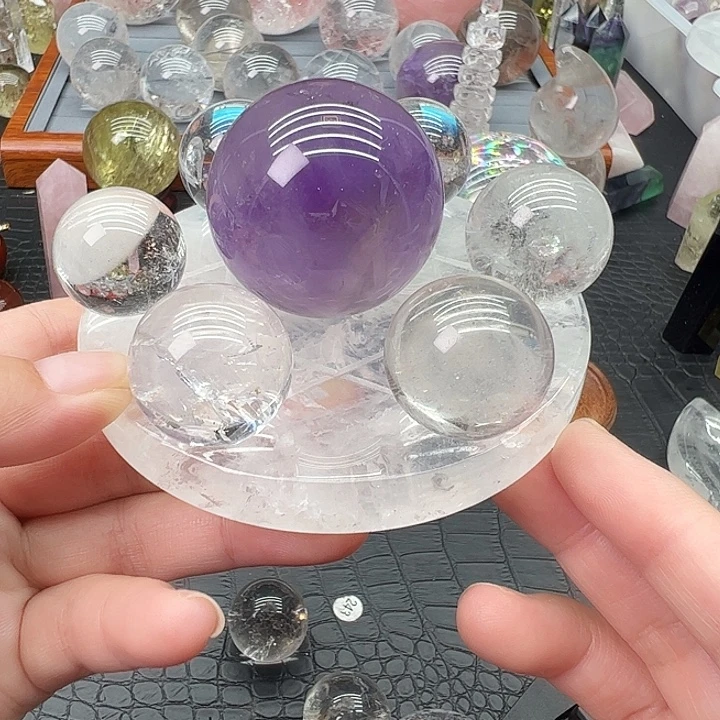 小***嬢未镶嵌珠宝半成品水晶400
