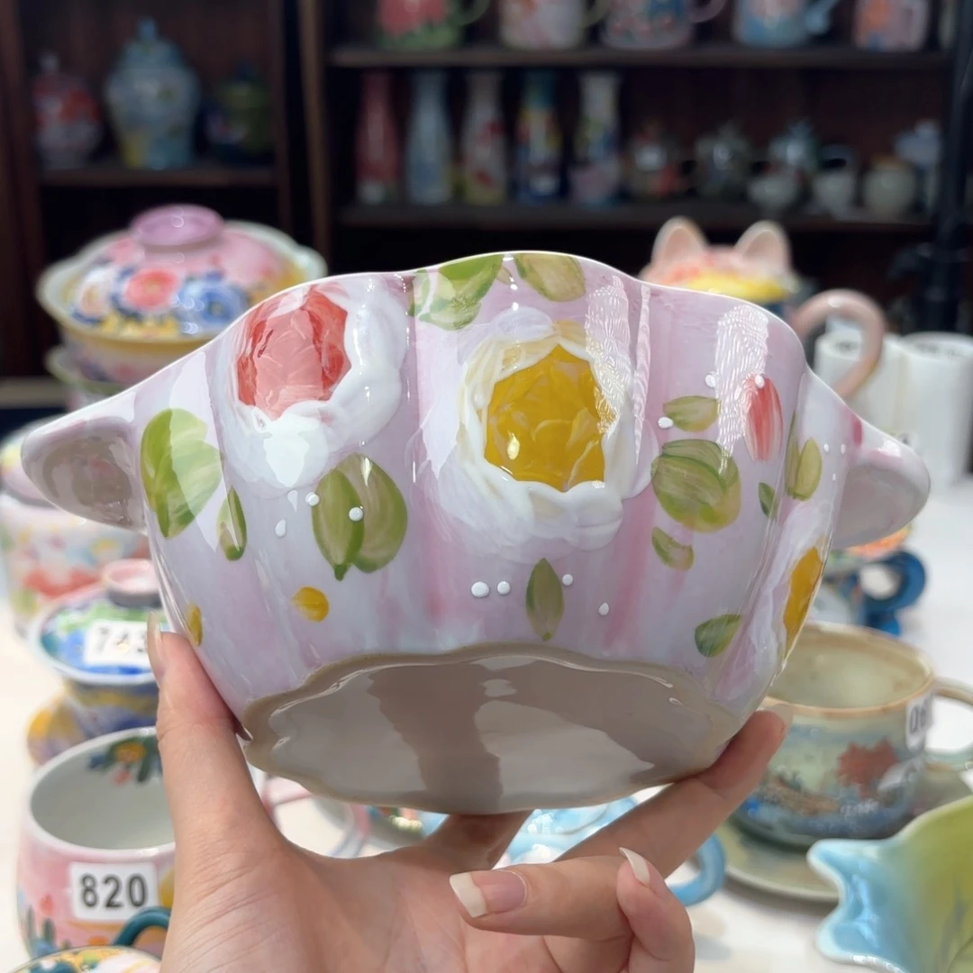 景德镇手绘高温釉下彩陶瓷茶具