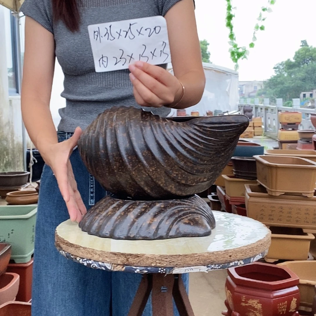 紫砂花盆紫砂花盆