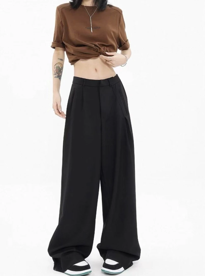 别致腰头设计西裤7007