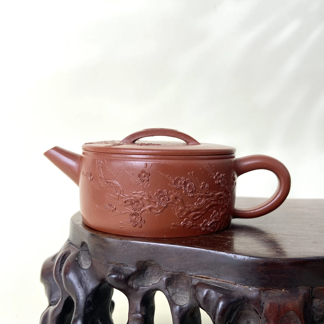 宜兴手工紫砂陶 （陈春芬）160cc茶壶GS4212-19