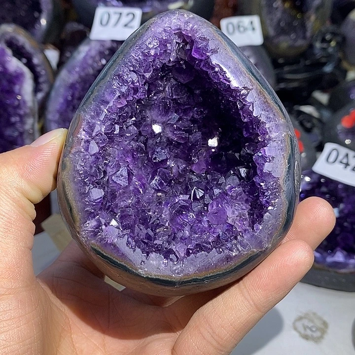 珠宝半成品未镶嵌紫晶087