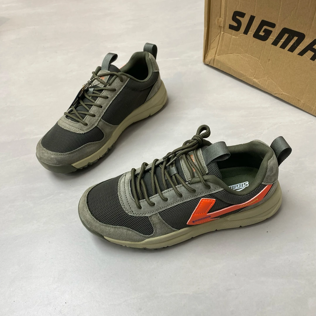 防滑橡胶大底缓震跑步鞋 轻便运动鞋 耐磨透气训练鞋D20240221GB