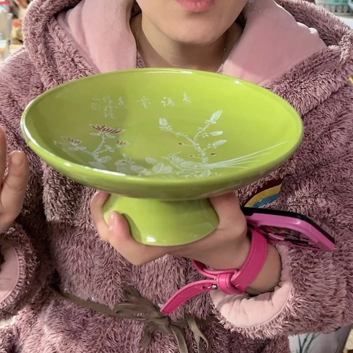 瓷片///////景德镇陶瓷果盘。