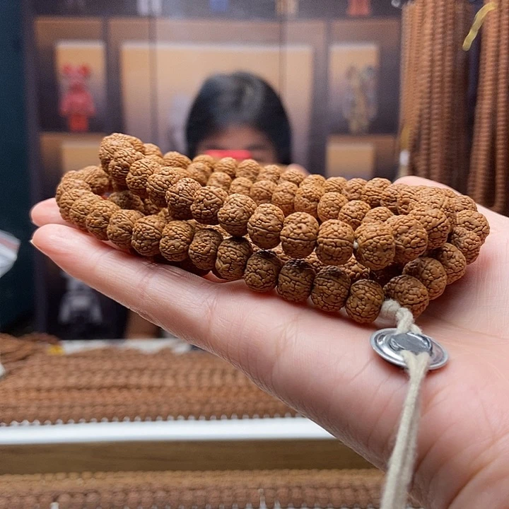 金刚菩提吊坠键****灰龙鳞108