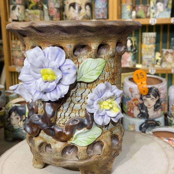 红陶景德镇艺术手绘作品