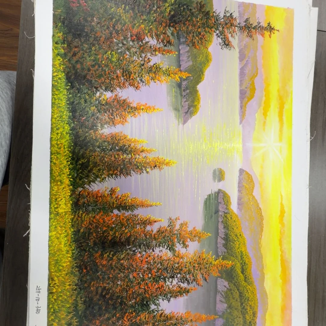 油画加油加油努力加油努力