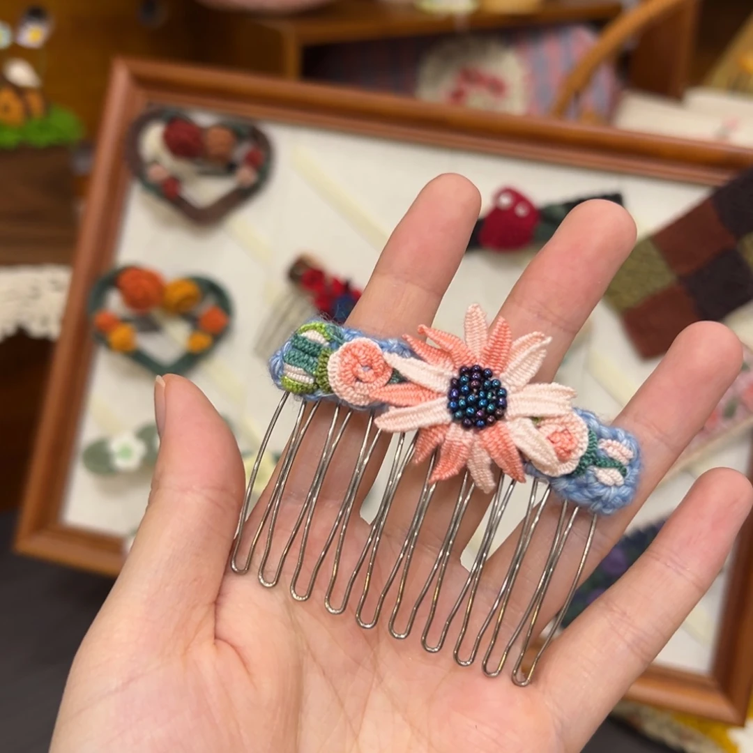 毛绒钩织刺绣手工包包玩偶居家用品