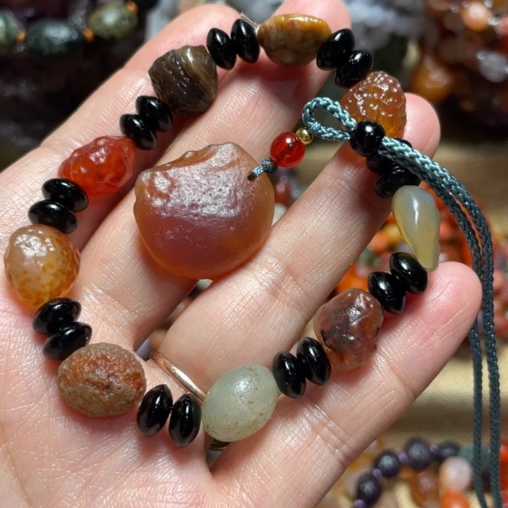 玛瑙/玉髓未镶嵌手链