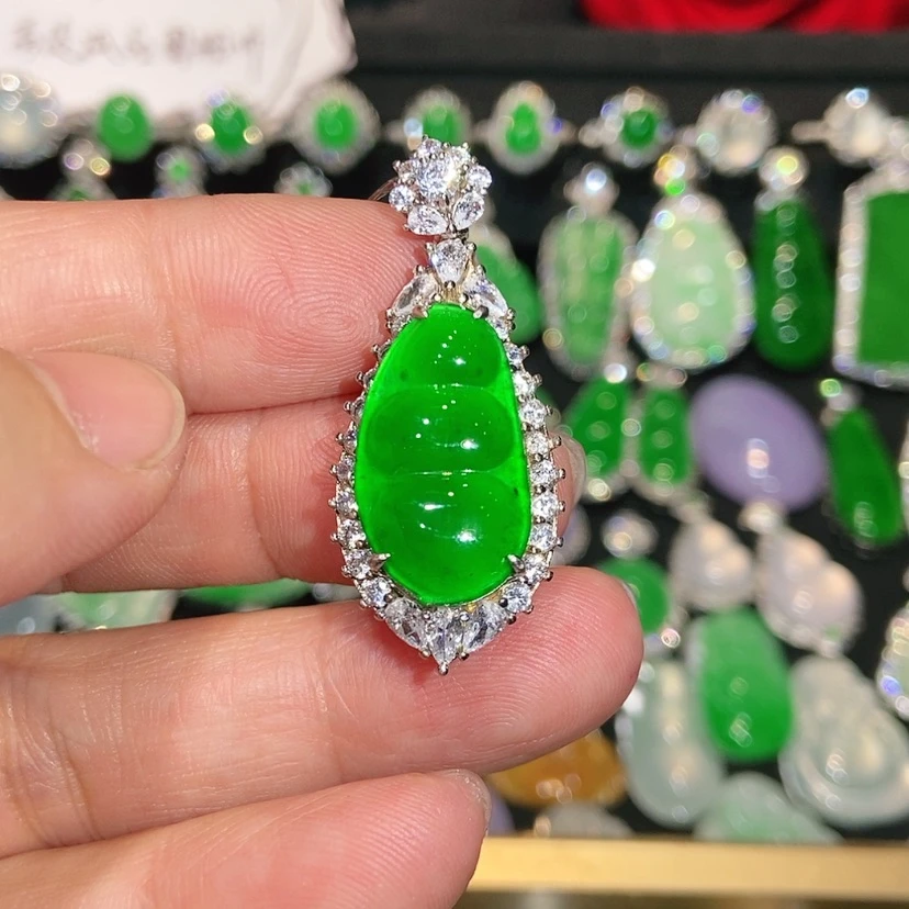 【闪购商品】颈饰未镶嵌翡翠天然翡翠