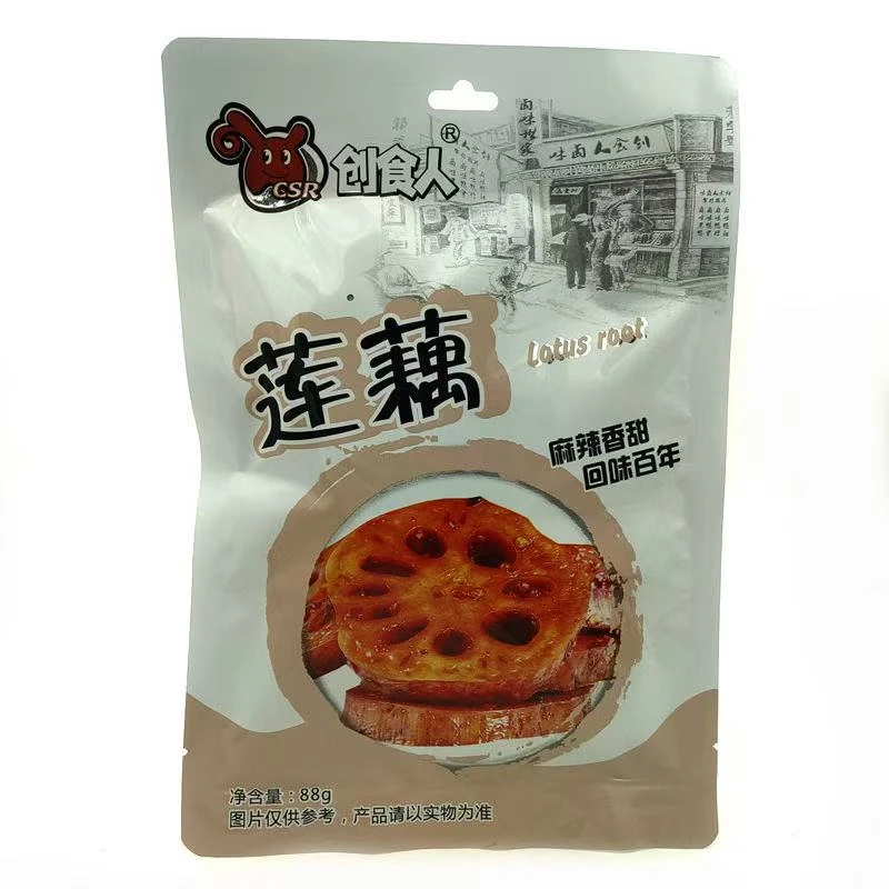 （日期到2026年2月）创食人莲藕片海带卤味小零食