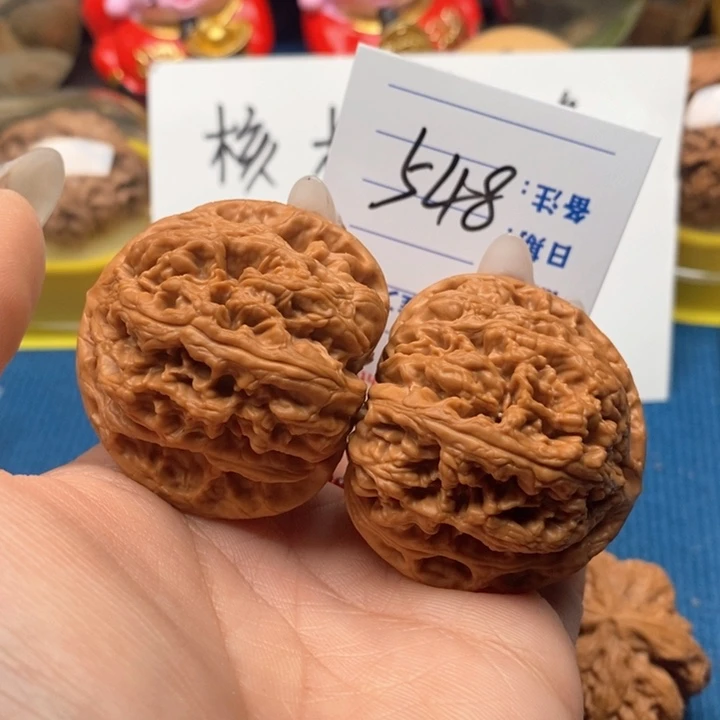 文玩核桃把件548号44平谷粗筋