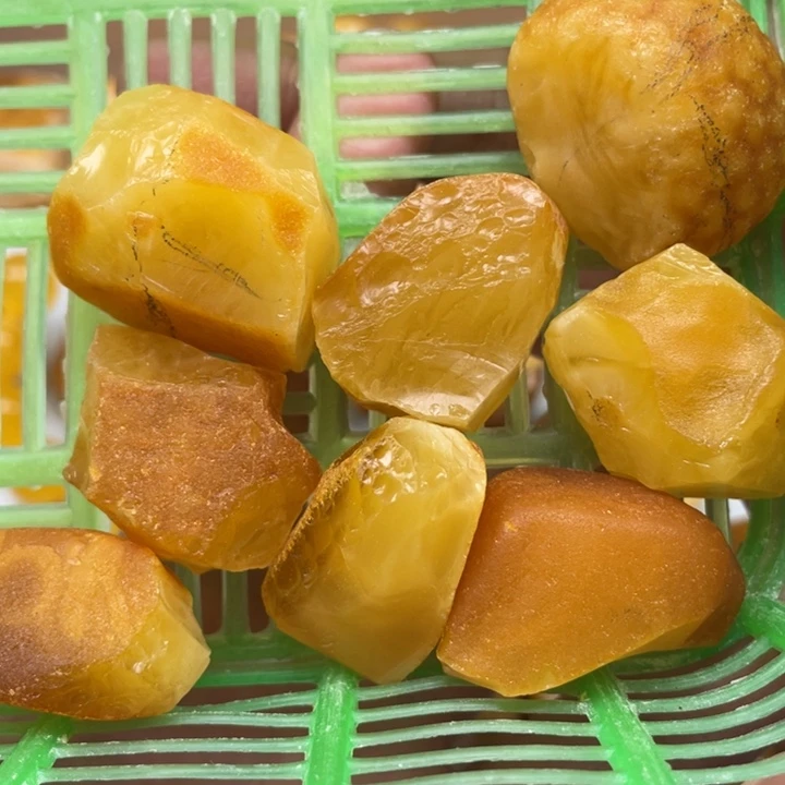 定制琥珀未镶嵌两***腿琥珀蜜蜡原石定制