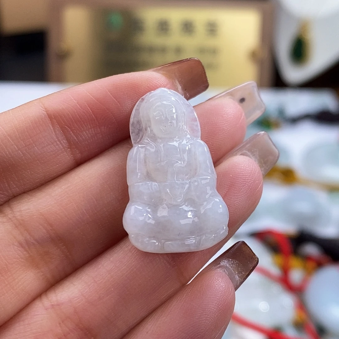 翡翠未镶嵌颈饰4588