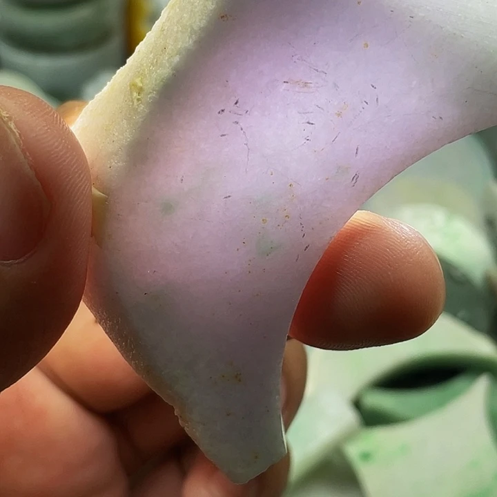 翡翠未镶嵌颈饰13号