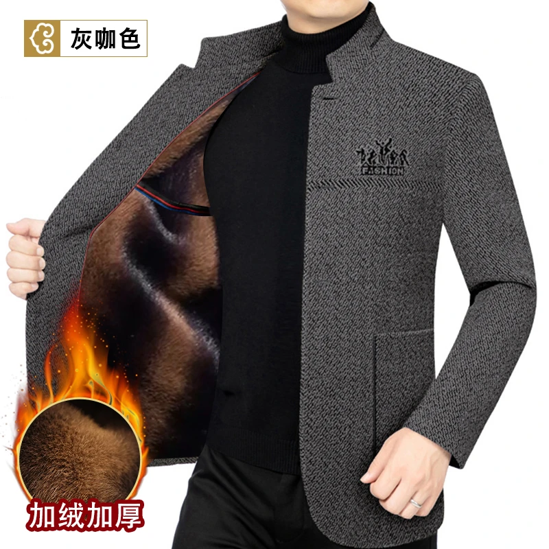 【冬季款】2399冬季外套立领夹克商务保暖休闲冬款男装外套棉衣