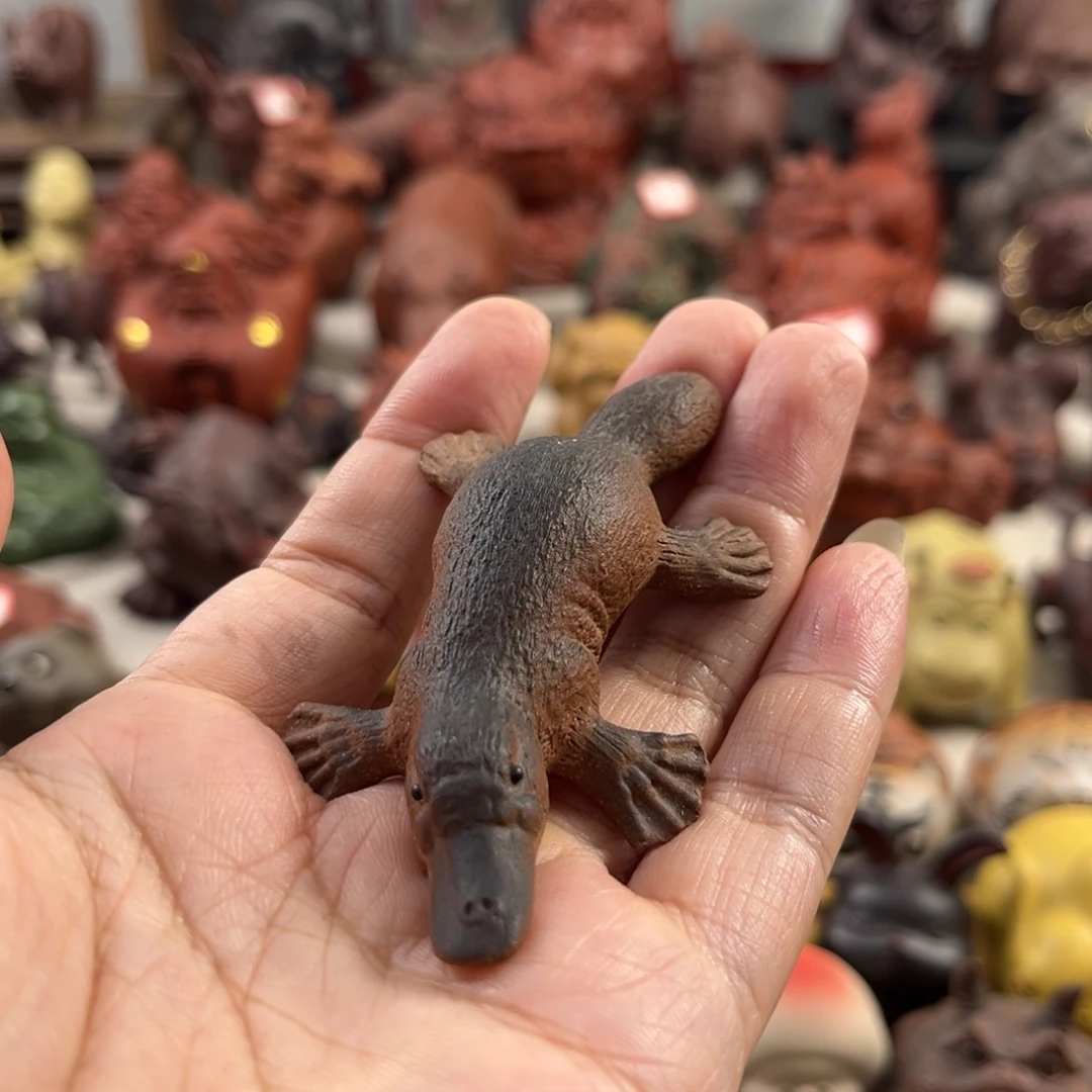 紫砂茶宠紫砂鸭嘴兽