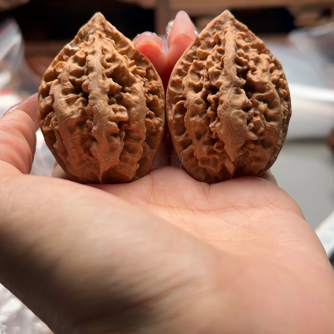 文玩核桃把件关东木子楸百核151花皮