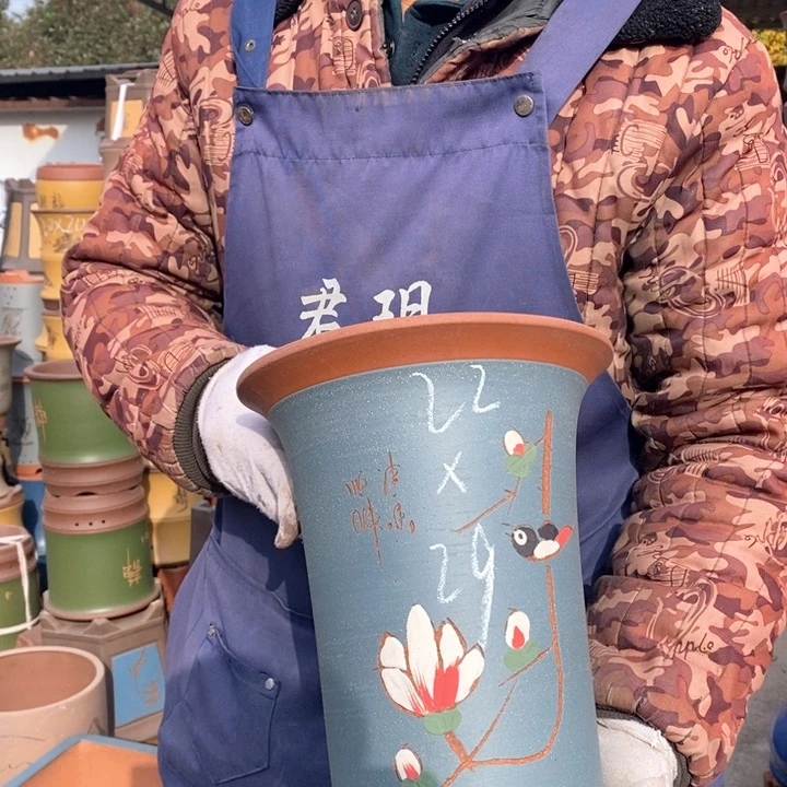 紫砂花盆紫砂花盆