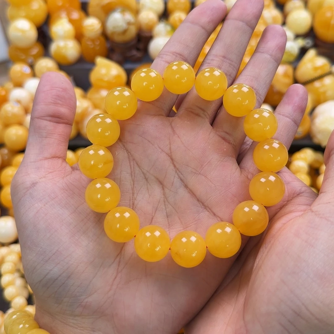 琥珀未镶嵌珠宝奇石15mm同料