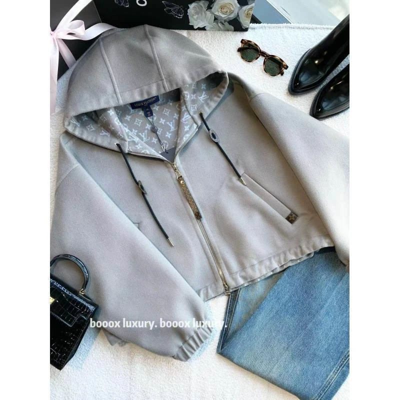 未使用 LouisVuitton/路易威登   aa3539 棉羊毛 25ss老花外套44