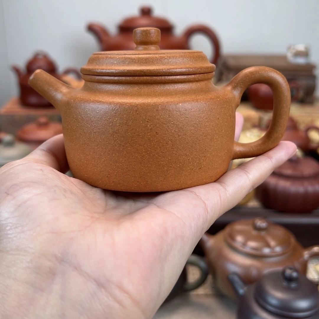 茶壶紫砂s**n德钟壶黄金段