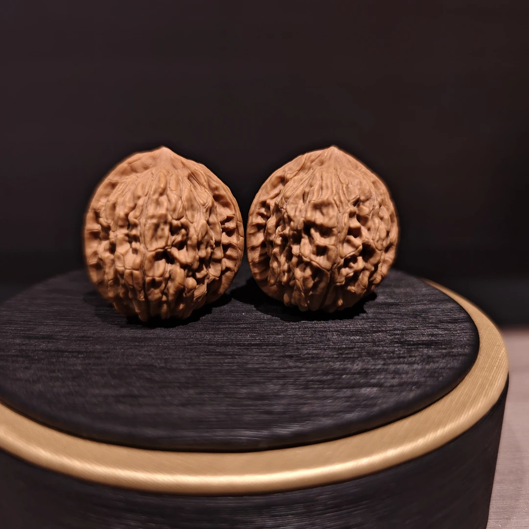 YC1229-71 【纯原小众芙蓉】涞水溯源麻核桃专场文玩核桃手把件